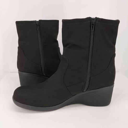 Re:getA} }サイドジップ ヒールブーツ レディース JPN:M