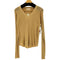 carouse lambra ORGANIC COTTON RIB LS V レディース ONE SIZE