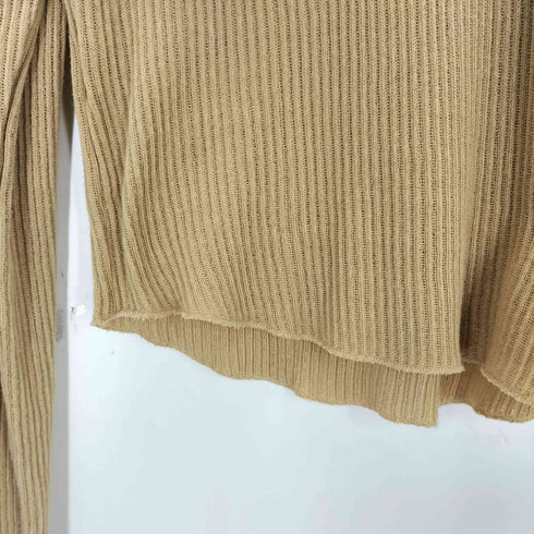 carouse lambra ORGANIC COTTON RIB LS V レディース ONE SIZE