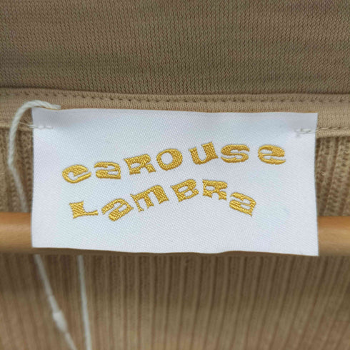 carouse lambra ORGANIC COTTON RIB LS V レディース ONE SIZE