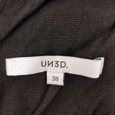アンスリード UN3D. リネン混 オールインワン レディース 38