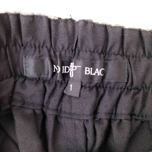 ノーアイディーブラック NO ID.BLACK チェンジングギャザードレープトラウザーズ メンズ JPN:1