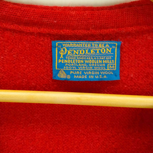 ペンドルトン PENDLETON USA製 ウールカーディガン メンズ import:M