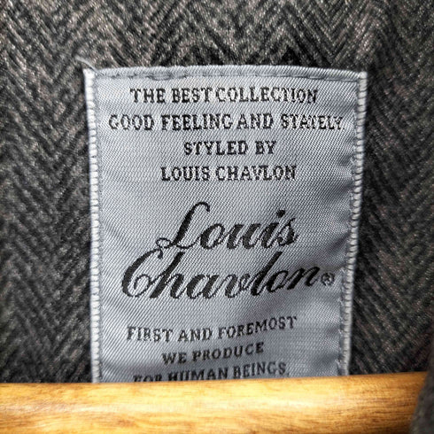 Louis Chavelon ヘリンボーン中綿ジャケット ビックサイズ メンズ 5L