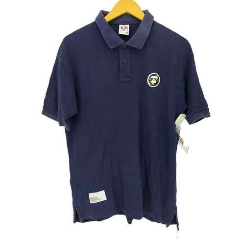 アベイシングエイプ A BATHING APE AAPE NOW POLO メンズ JPN:L