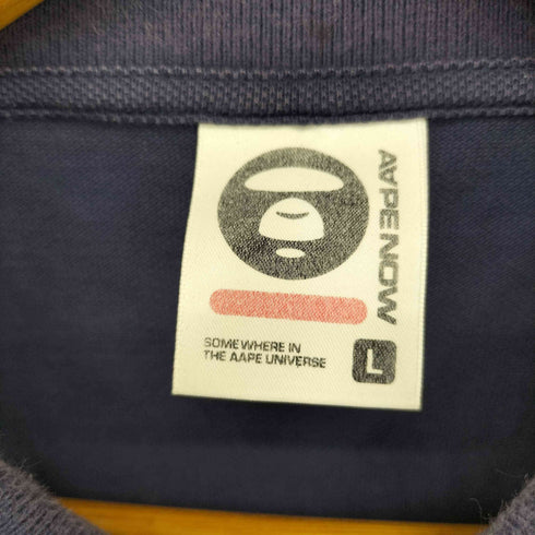 アベイシングエイプ A BATHING APE AAPE NOW POLO メンズ JPN:L