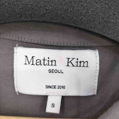 Matin Kim フロントロゴ クロップドTシャツ レディース S