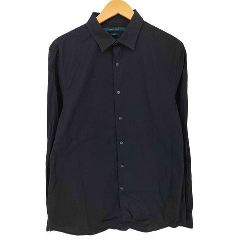 ペリーエリス PERRY ELLIS SLIM FIT コットン L/S シャツ メンズ import:L