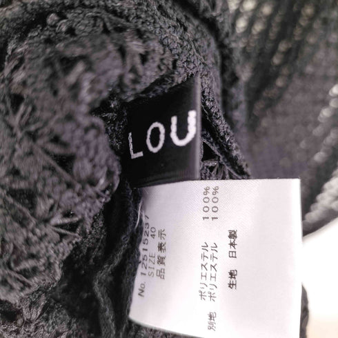 ルーニィ LOUNIE メッシュ編みキャミワンピース レディース 40