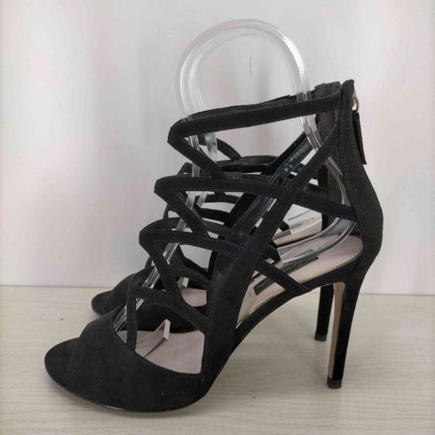 チャールズアンドキース CHARLES&KEITH レースアップ スエードヒールパンプス レディース JPN:38