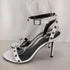 チャールズアンドキース CHARLES&KEITH スタッズストラップヒールパンプス レディース JPN:38