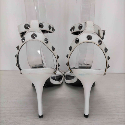 チャールズアンドキース CHARLES&KEITH スタッズストラップヒールパンプス レディース JPN:38