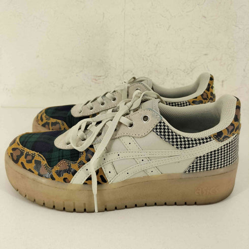 アシックス ASICS 素材切替 ローカットスニーカー レディース JPN:24.5