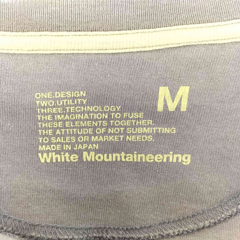 ホワイトマウンテニアリング WHITE MOUNTAINEERING グラフィックプリントクルーネックTシャツ メンズ JPN:M
