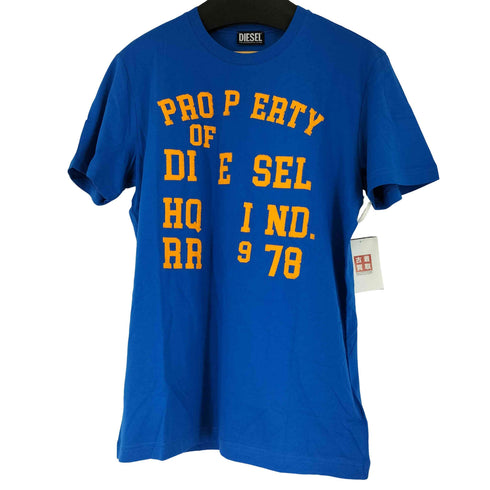 ディーゼル DIESEL フロントプリント S/S Tシャツ メンズ import:L
