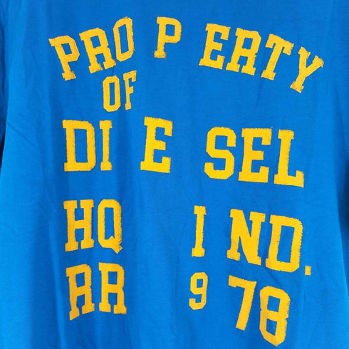 ディーゼル DIESEL フロントプリント S/S Tシャツ メンズ import:L