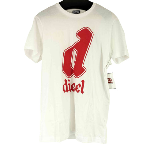 ディーゼル DIESEL フロントプリント S/S Tシャツ メンズ import:L