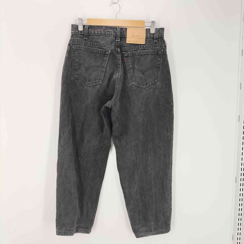 リーバイス Levis 90s 550 527刻印 テーパードブラックデニムパンツ メンズ 33 30