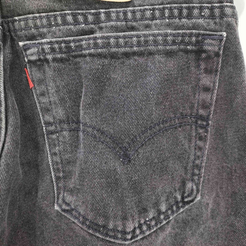 リーバイス Levis 90s 550 527刻印 テーパードブラックデニムパンツ メンズ 33 30