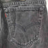 リーバイス Levis 90s 550 527刻印 テーパードブラックデニムパンツ メンズ 33 30