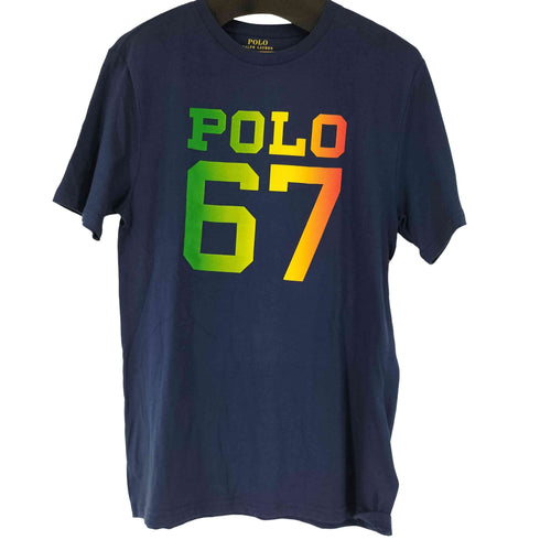 ポロバイラルフローレン Polo by RALPH LAUREN フロントプリント S/S Tシャツ メンズ import:XL