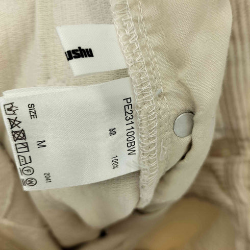 ペルーシュ Perushu ワイドバルーンコーデュロイパンツ メンズ JPN:M
