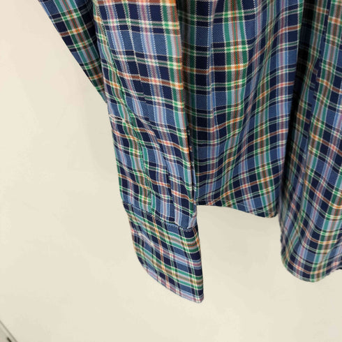 ラルフローレン RALPH LAUREN SLIM FIT ポニー刺繍 チェック柄 ボタンダウンシャツ メンズ import:XXL