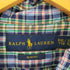 ラルフローレン RALPH LAUREN SLIM FIT ポニー刺繍 チェック柄 ボタンダウンシャツ メンズ import:XXL