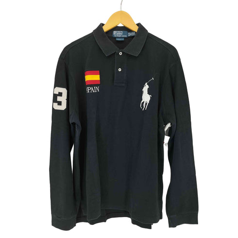ポロバイラルフローレン Polo by RALPH LAUREN ビックポニー刺繍ラガーシャツ メンズ import:XL