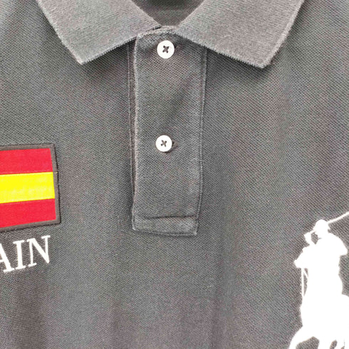 ポロバイラルフローレン Polo by RALPH LAUREN ビックポニー刺繍ラガーシャツ メンズ import:XL