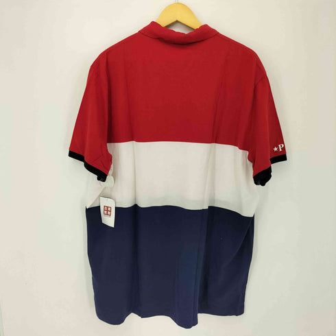 ポロラルフローレン POLO RALPH LAUREN CLASSIC FIT トリコロール S/Sポロシャツ メンズ import:XXL