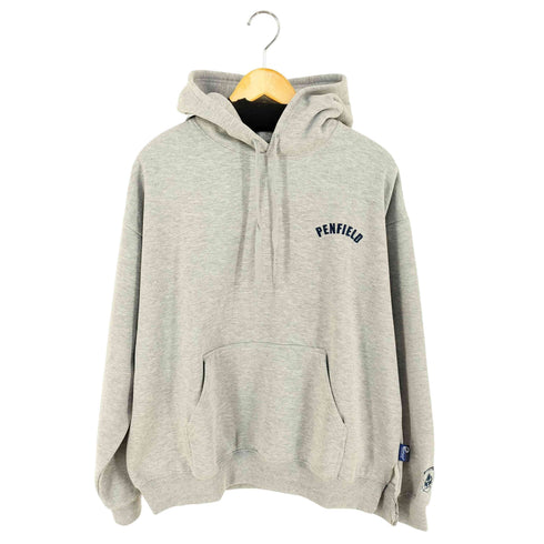 ペンフィールド Penfield 別注 カレッジロゴ刺繍 ビッグシルエットスウェットプルパーカー メンズ import:M