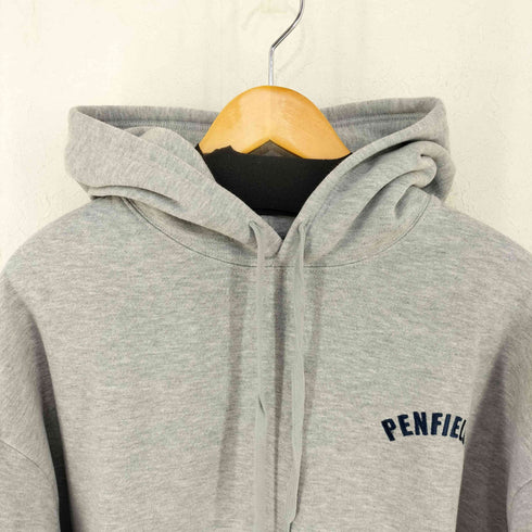 ペンフィールド Penfield 別注 カレッジロゴ刺繍 ビッグシルエットスウェットプルパーカー メンズ import:M