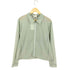 アモーメント amomento SHEER ZIP UP SHIRTS-NYLON-MINT レディース M