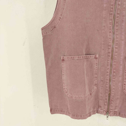 UNALLOYED DYED ZIP CARGO VEST メンズ L