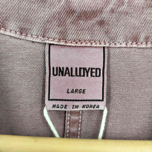 UNALLOYED DYED ZIP CARGO VEST メンズ L