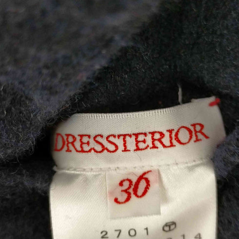 ドレステリア DRESSTERIOR 【表裏リバーシブル】チェックリバーコート レディース JPN:36