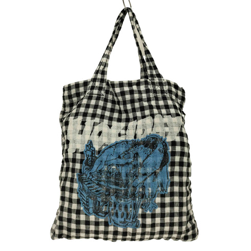 ホリデイ holiday GINGHAM CHECK LINEN TOTE BAG ギンガムチェックリネントートバッグ レディース