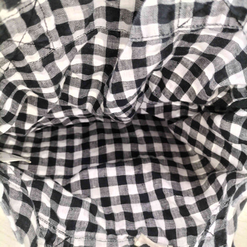 ホリデイ holiday GINGHAM CHECK LINEN TOTE BAG ギンガムチェックリネントートバッグ レディース