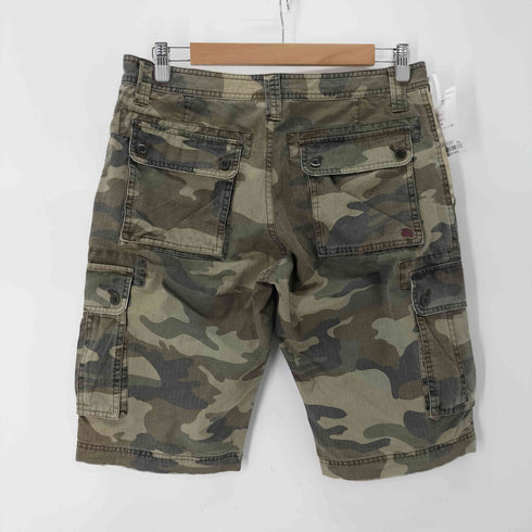 バーバリーブラックレーベル BURBERRY BLACK LABEL 迷彩カーゴハーフパンツ メンズ 76