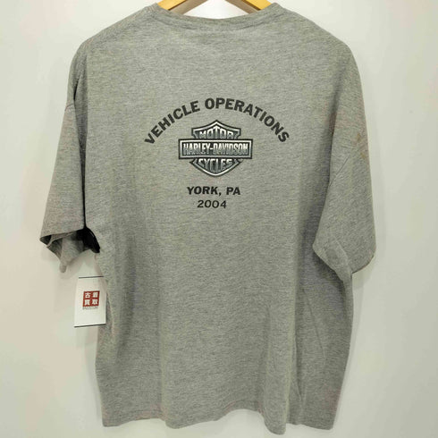 ハーレーダビッドソン HARLEY-DAVIDSON 00S York Vehicle Operations 2004 両面プリント S/S Tシャツ メンズ import:XL