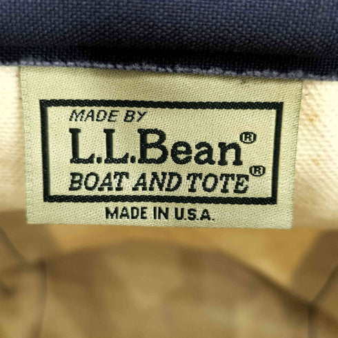 エルエルビーン L.L.Bean 90S USA製 ネイビーハンドル トートバッグ メンズ