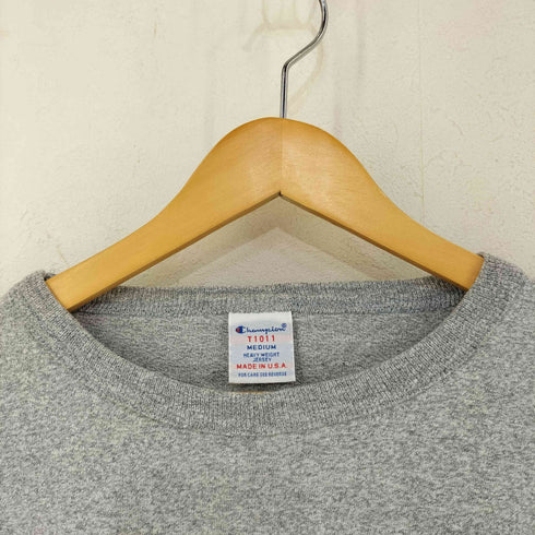 チャンピオン Champion 別注 USA製 3連 ロゴ プリント メンズ M