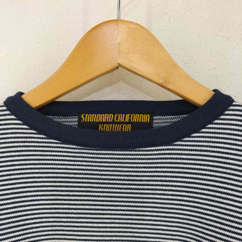 スタンダードカリフォルニア STANDARD CALIFORNIA ボーダークルーネックセーター メンズ M