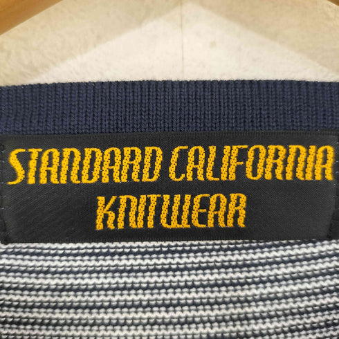 スタンダードカリフォルニア STANDARD CALIFORNIA ボーダークルーネックセーター メンズ M