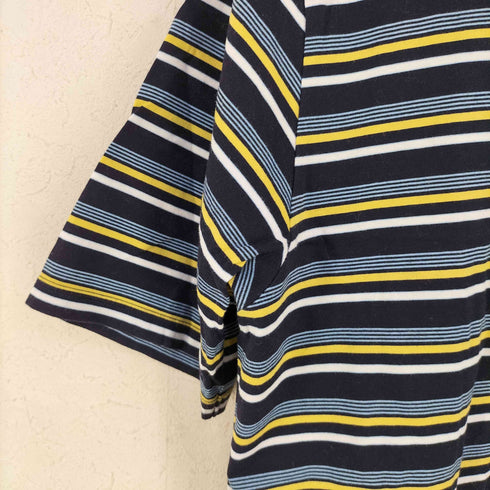 ブルーブルーハリウッドランチマーケット BLUE BLUE H.R.MARKET ボーダークルーネック Tシャツ メンズ 2