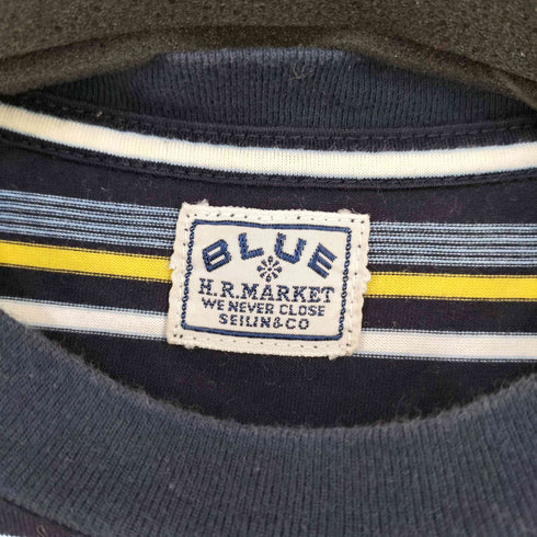 ブルーブルーハリウッドランチマーケット BLUE BLUE H.R.MARKET ボーダークルーネック Tシャツ メンズ 2