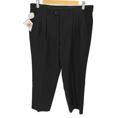 ランバンクラッシック LANVIN CLASSIQUE ウールカシミヤ 2タックスラックスパンツ メンズ 88