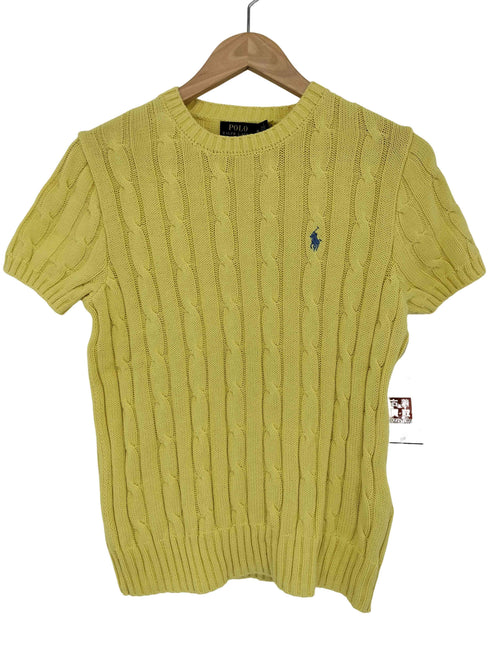 ポロラルフローレン POLO RALPH LAUREN ショートスリーブケーブルニット レディース import:M