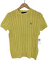 ポロラルフローレン POLO RALPH LAUREN ショートスリーブケーブルニット レディース import:M